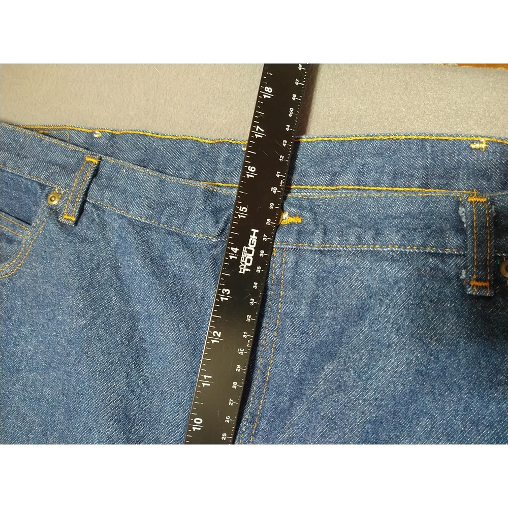 Red Kap Blue Jeans Men 44x32 Denim Work Construction Outdoor Classic Cotton - Picture 7 of 10